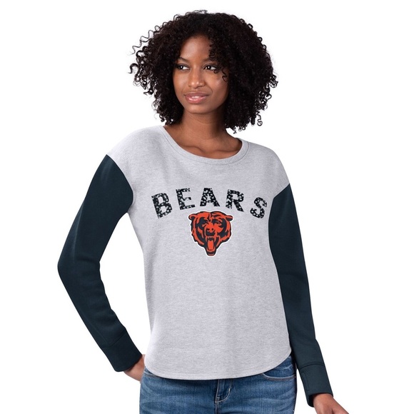 NFL Tops - NFL Women's Top Sz M Heathered Crewneck Blue